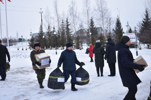 Из Кайбицкого района в зону спецоперации отправлена очередная партия гуманитарной помощи
