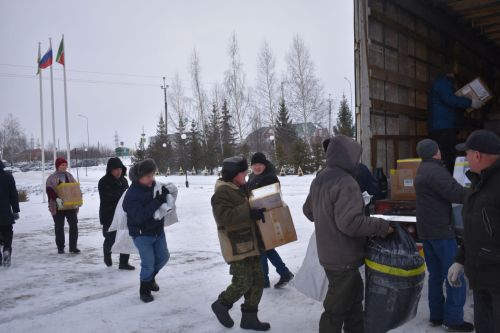 Из Кайбицкого района в зону спецоперации отправлена очередная партия гуманитарной помощи