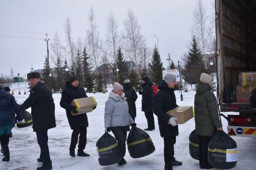 Из Кайбицкого района в зону спецоперации отправлена очередная партия гуманитарной помощи
