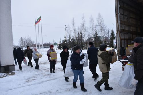Из Кайбицкого района в зону спецоперации отправлена очередная партия гуманитарной помощи