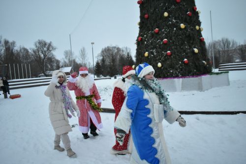 В Кайбицах состоялось открытие главной елки района
