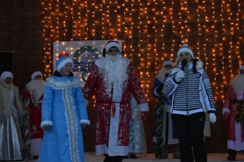 В Кайбицах состоялось открытие главной елки района