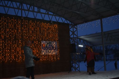 В Кайбицах состоялось открытие главной елки района
