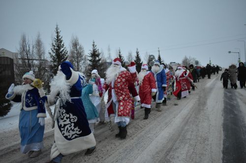 В Кайбицах состоялось открытие главной елки района