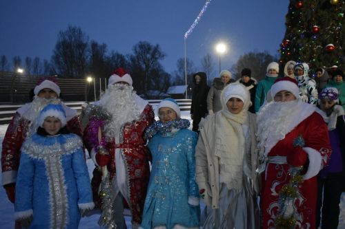 В Кайбицах состоялось открытие главной елки района