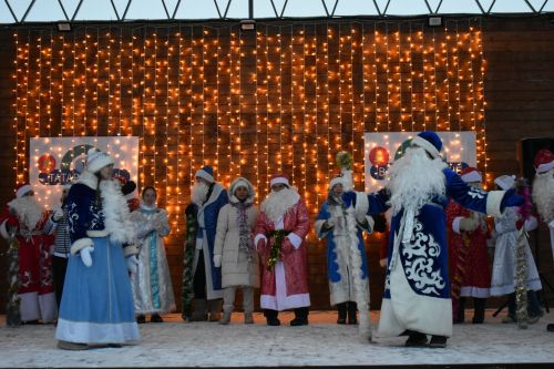 В Кайбицах состоялось открытие главной елки района