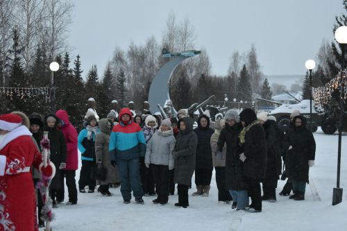 В Кайбицах состоялось открытие главной елки района
