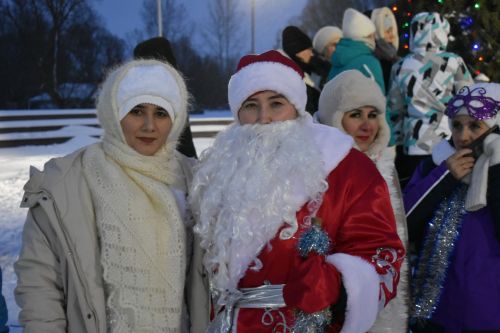 В Кайбицах состоялось открытие главной елки района