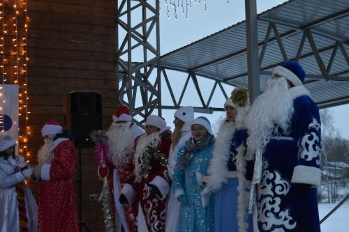 В Кайбицах состоялось открытие главной елки района