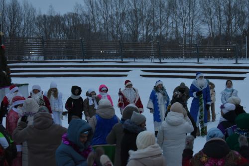 В Кайбицах состоялось открытие главной елки района