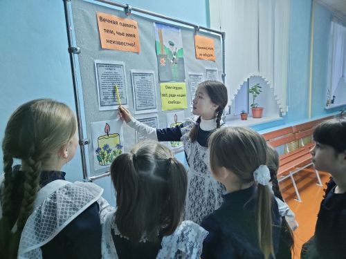 В Молькеевской школе прошла акция «Красная гвоздика»