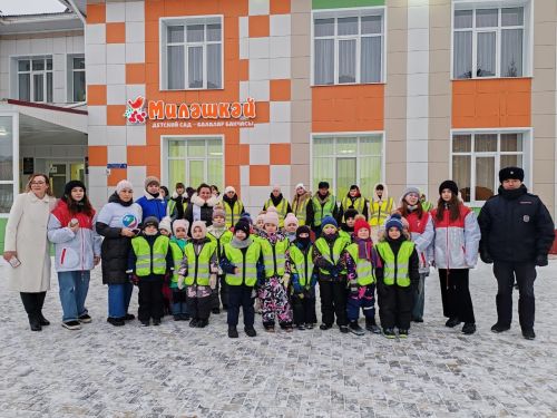 В Большекайбицком детском саду «Миляшкай» провели мероприятие «Стань заметнее»