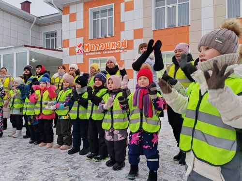 В Большекайбицком детском саду «Миляшкай» провели мероприятие «Стань заметнее»