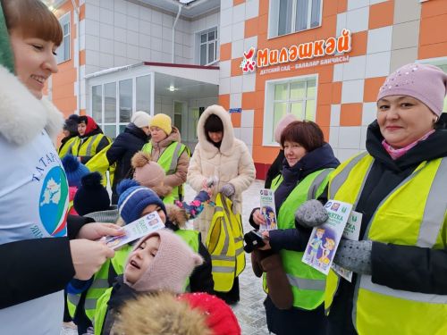 В Большекайбицком детском саду «Миляшкай» провели мероприятие «Стань заметнее»