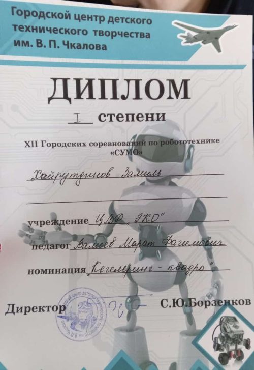 Команда Кайбицкого района заняла призовые места на соревнованиях по робототехнике «СУМО»