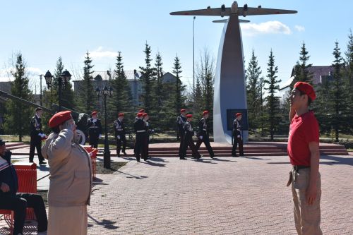Кайбыч укучылары стройда йөрү осталыгын күрсәтте