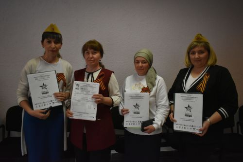 Кайбичане написали Диктант Победы