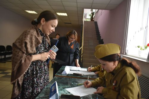 Кайбичане написали Диктант Победы
