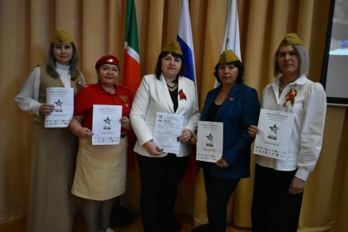 Кайбичане написали Диктант Победы
