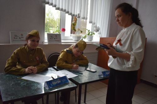 Кайбичане написали Диктант Победы