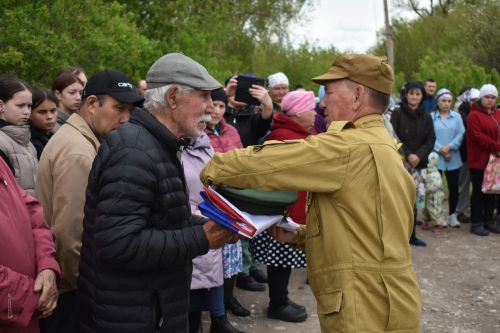 Байморза авылында махсус хәрби операция зонасында һәлак булган авылдашлары белән хушлаштылар