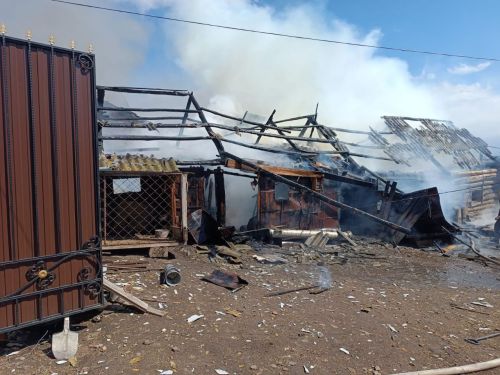 В один день в Кайбицком районе случилось два пожара
