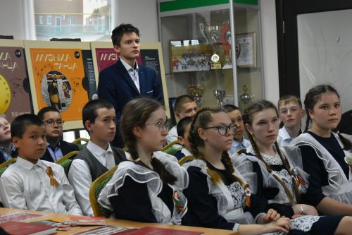 Кайбыч ягы музеенда «Кайбыч районы — Бөек Ватан сугышы елларында» дип исемләнгән батырлык дәресе үтте