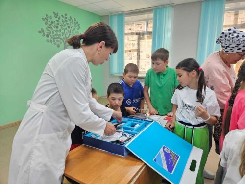 Чутеевская средняя школа Кайбицкого района продолжает свою работу Центр «Точка роста» естественнонаучной и технологической направленностей