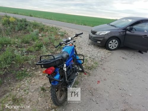 В центре Казани 17-летний подросток перевернулся на питбайке