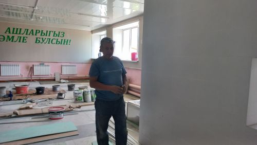 В начале июня начался ремонт пищеблока в Федоровской школе Кайбицкого района
