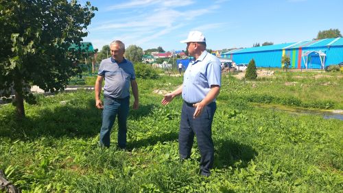 Олы Кайбычтагы ял паркында төзекләндерү эшләре дәвам итә