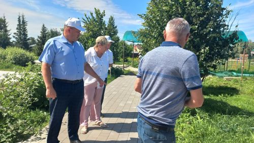 Олы Кайбычтагы ял паркында төзекләндерү эшләре дәвам итә
