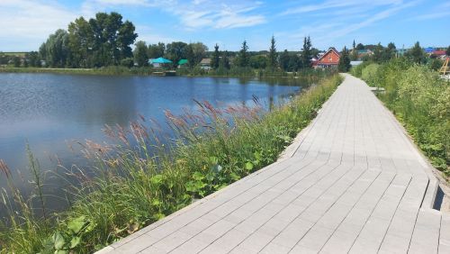 Олы Кайбычтагы ял паркында төзекләндерү эшләре дәвам итә