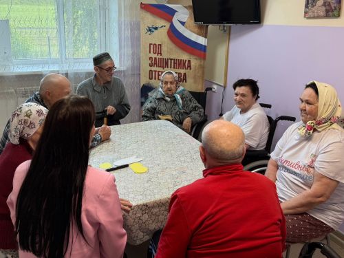 В преддверии Дня семьи, любви и верности сотрудники ГБУ «Кайбицкий ДИПИ» МТЗ и СЗ РТ провели занятие
