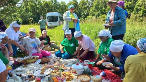 Борындык авылында районның аккалфаклылары һәм ветераннар советлары рәисләре катнашында Мәтрүшкә бәйрәме узды