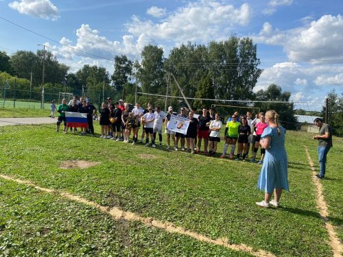 В селе Хозесаново прошел волейбольный турнир под дружелюбным названием «Давайте дружить»