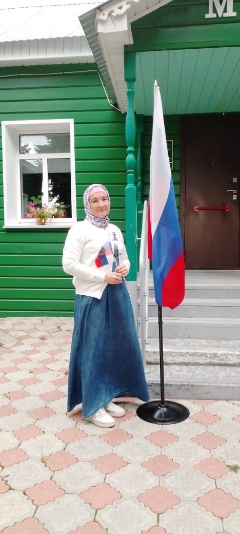 Музей Кайбицкого края торжественно присоединился к всероссийской акции «Российский триколор»
