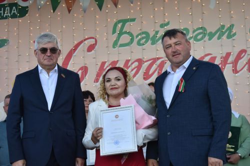 На мероприятии, приуроченном Дню Республики Татарстан, наградили кайбичан