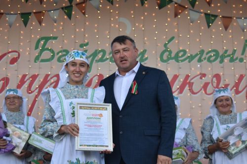 На мероприятии, приуроченном Дню Республики Татарстан, наградили кайбичан