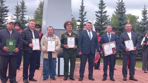 В парке Победы в Кайбицах открылся мемориал «Танк Победы»