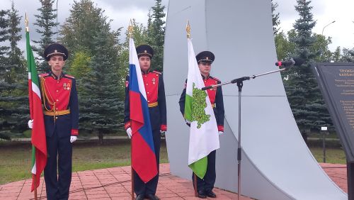 В парке Победы в Кайбицах открылся мемориал «Танк Победы»