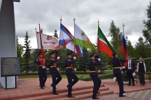 В парке Победы в Кайбицах открылся мемориал «Танк Победы»