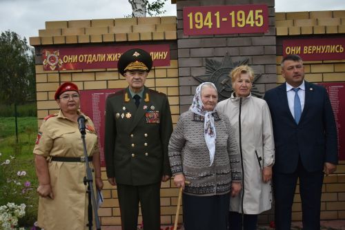 В селе Корноухове открыли бюст Ивана Субботина — полного кавалера ордена Славы