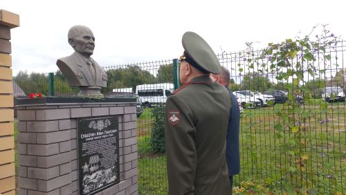 В селе Корноухове открыли бюст Ивана Субботина — полного кавалера ордена Славы