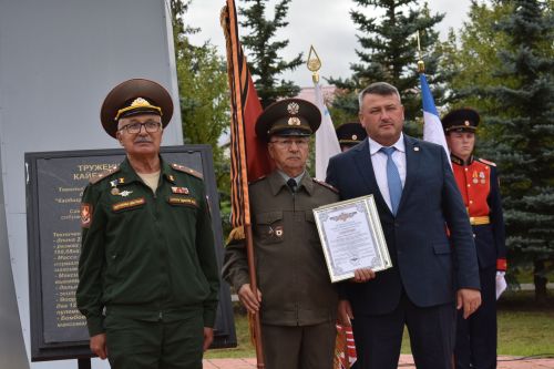 В парке Победы в Кайбицах открылся мемориал «Танк Победы»
