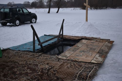 В Кайбицах православные христиане отметили Крещение Господне