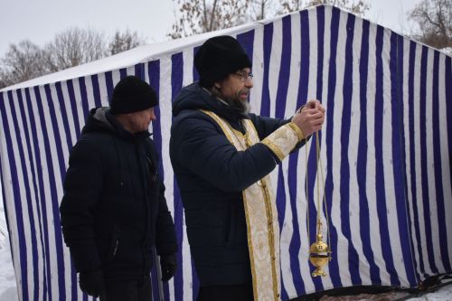 В Кайбицах православные христиане отметили Крещение Господне