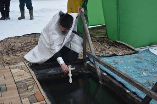 В Кайбицах православные христиане отметили Крещение Господне