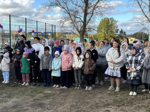 В селе Берлибаш открылась площадка для мини-футбола