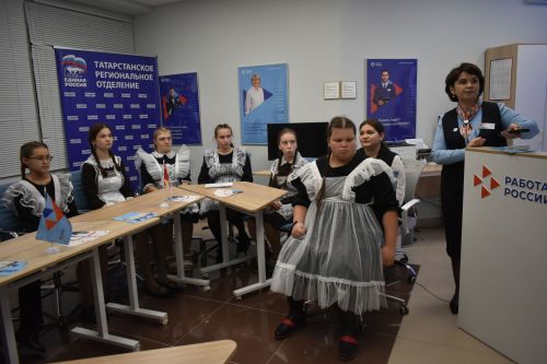Шаг в профессию: Кадровый центр Кайбицкого района провел день открытых дверей для школьников
